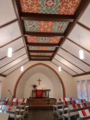 Eine Innenansicht der renovierten Kapelle